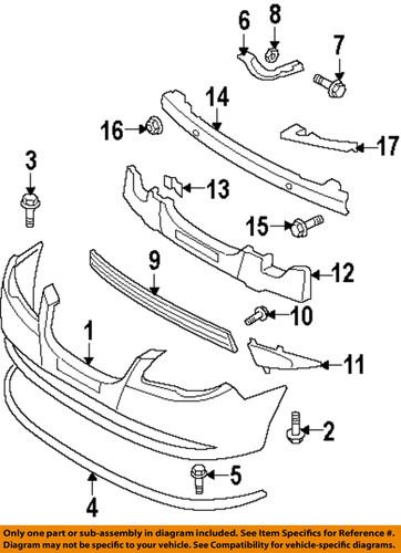 Hyundai oem 865142h000 front bumper-outer bracket