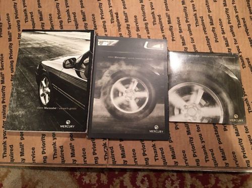 2003 mercury marauder owners manual plus