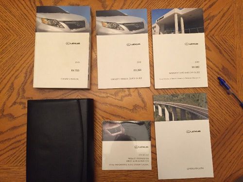 2010 lexus rx350 owner&#039;s manuals stock #117