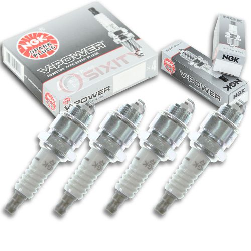 4pcs chrysler m318gd ngk v-power spark plugs 8 cyl kit set engine yq