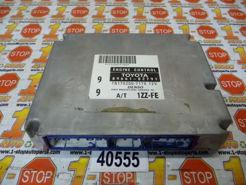 01 02 toyota corolla automatic engine computer ecu ecm 89661-02791 oem