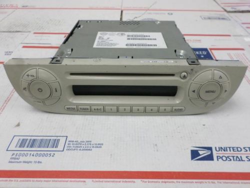 Radio am-fm-cd-mp3 fiat 500 2012 2013 2014 28306763 1rz26jw4af w/o satellite oem