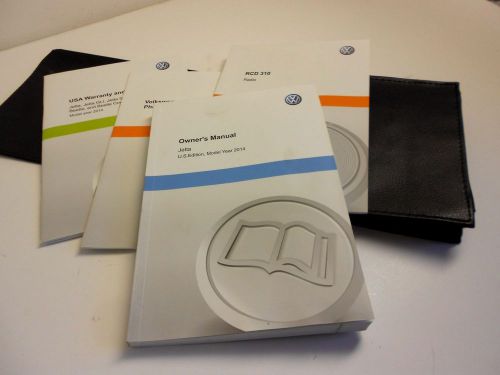 2014 vw volkswagen jetta owners manual set oem