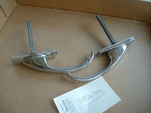 Nos 41-47 nash &#034;600&#034; outer chrome door handles !!!