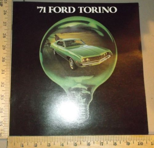 1971 ford torino brochure original