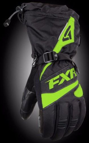 Fxr racing fuel gloves mens xl black/electric lime 15606.70116