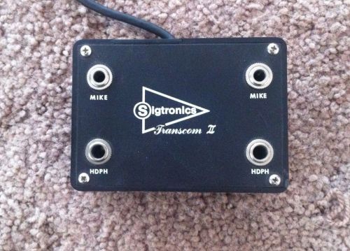 Sigtronics transcom ii portable aircraft intercom