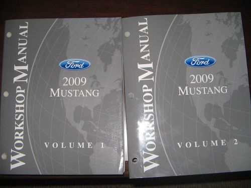 2009 mustang workshop manuals volume 1 &amp; 2