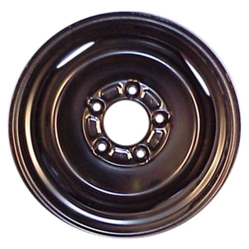 Oem remanufactured 15x7 steel wheel, rim flat black full face painted - 8003