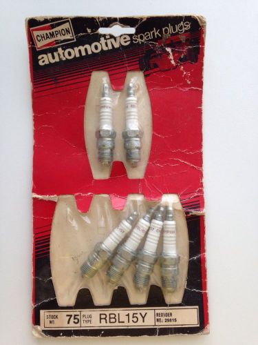 Champion spark plugs - rbl-15y set of 6