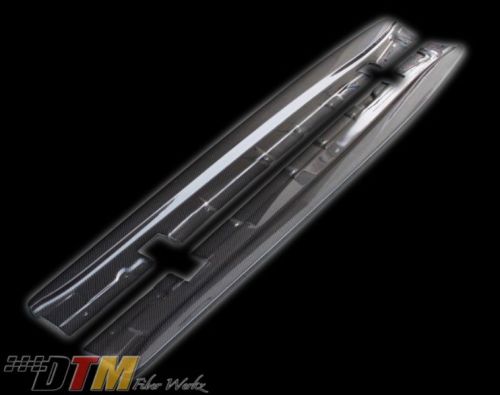 Bmw e92 m3 07-10 gtr-s side skirt diffuser extensions carbon fiber  cfrp 1x1