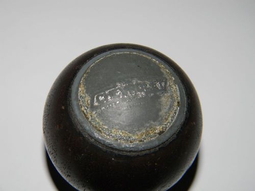 Vintage chevrolet shift knob wooden &amp; metal chevy  shift knob