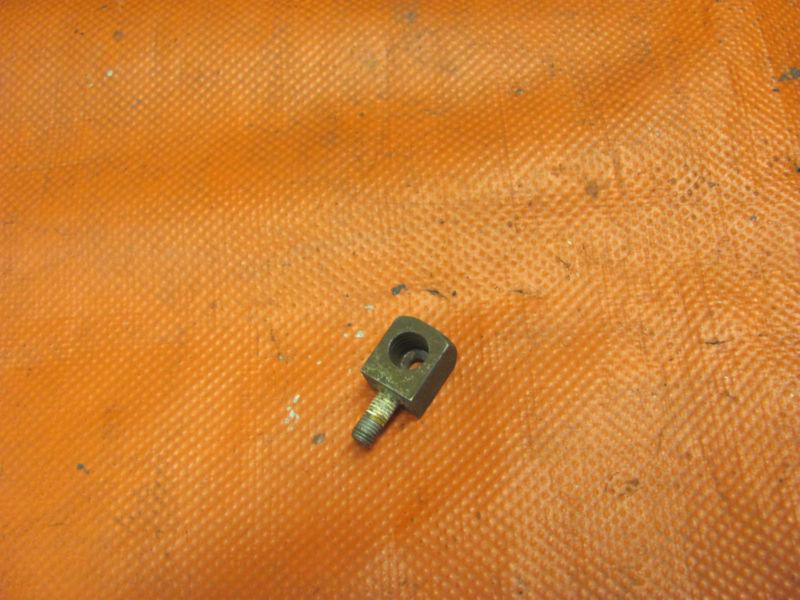 Triumph tr6, tr4, tr250 emergency brake rear a-arm cable stop.gc!!