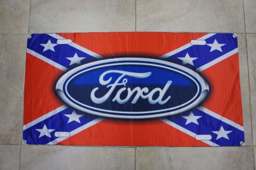 Ford gt-ho banner  flag xr xt xw xy xa xb autolite nos gs rpo shelby mustang