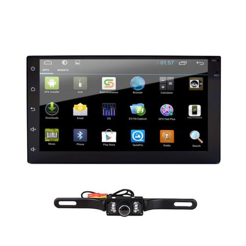 2din 7&#034; touch screen android4.4 car no-dvd player stereo radio gps navi wifi+cam