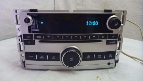 09-12 09 10 11 12  chevrolet malibu radio cd auxilary input 25833637 jj833