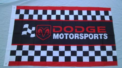 Purchase DODGE MOTORSPORTS RAM MOPAR RACING CHECKERED FLAG 3' X 5 ...