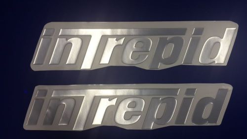 Intrepid boat emblem 22&#034; epoxy stickers resistant to mechanical shocks vinyl