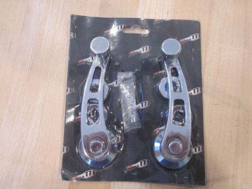 Wapp universal fit chrome aluminum window crank set nip u.s. seller