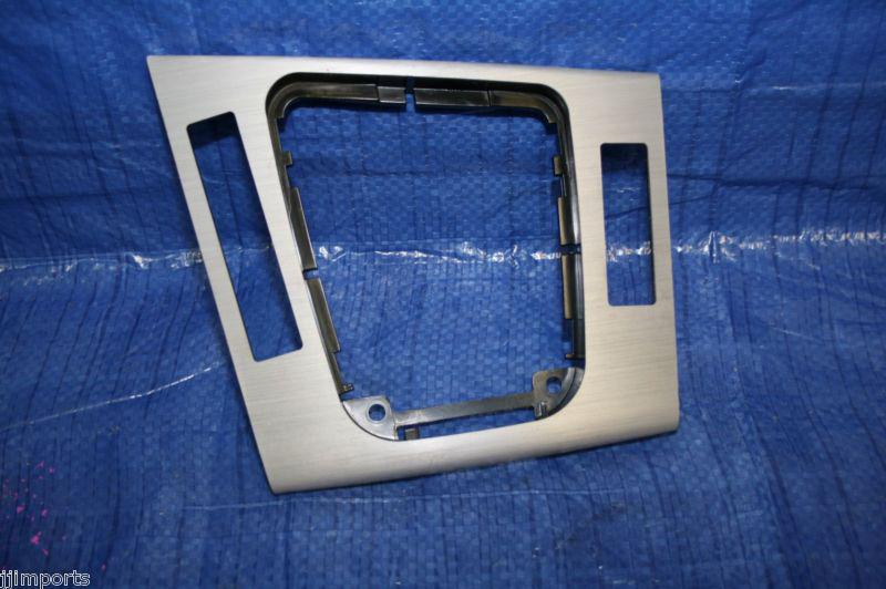 Purchase 01 02 03 04 05 06 BMW M3 OEM SHIFTER BEZEL ALUMINUM TRIM E46