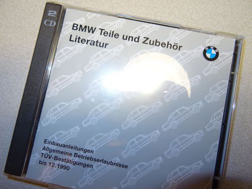 Bmw mobile tradition / classic e36 e34 e32 e31 e30 retrofit literature cd-rom