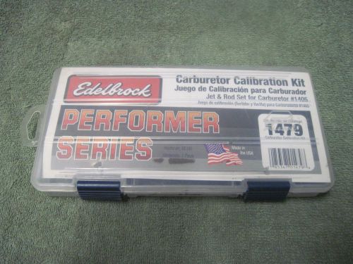 Edelbrock 1479 carburetor jetting kit