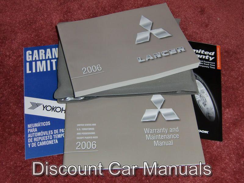 ★★ 2006 mitsubishi lancer owners manual portfolio 06!! ★★