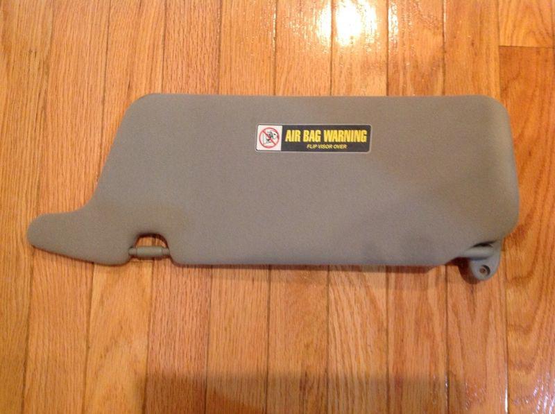 Original 2001 2002 2003 2004 2005 honda civic passenger side sun visor gray