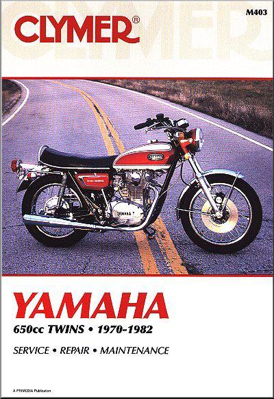 1970-1982 yamaha xs1 xs tx 650 xs650 twin clymer manual