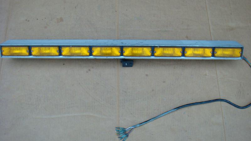 Whelen ta837a amber flashing roof light bar tow snow plow construction truck