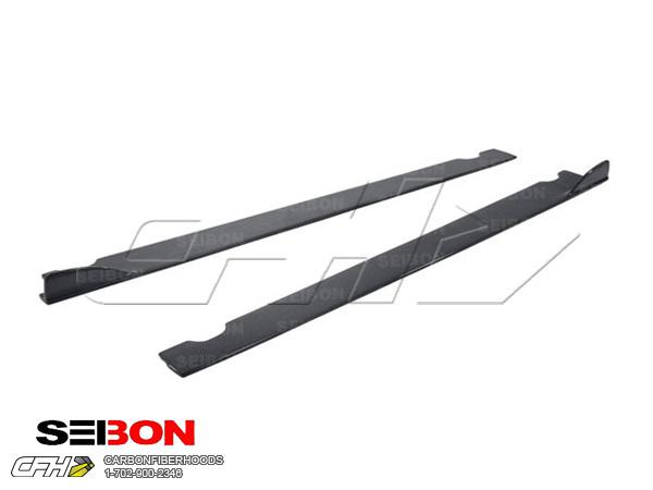 Seibon carbon fiber ta-style carbon fiber side skirts kit auto body scion, subar