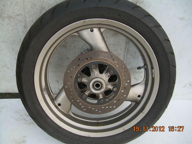  ducati wheel- m750 monster - rear wheel, brake rotor & sprocket-no tire