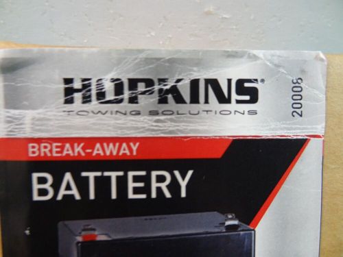 New hopkins towing solution 20008 12-volt break-away  battery