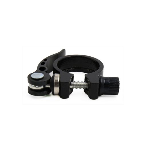 31.8mm aluminum alloy quick release saddle seatpost clamp black for bicycle