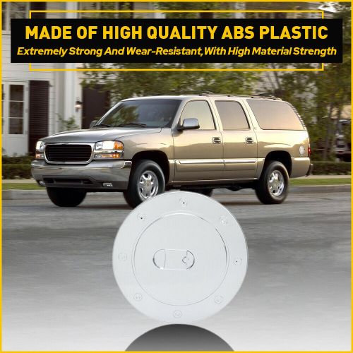 Chrome abs fuel tank gas door cap cover for 99-06 chevy silverado 1999-06 tahoe