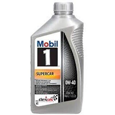 Mobil 1 0w40 supercar oil case 6 x 1 quart 126870