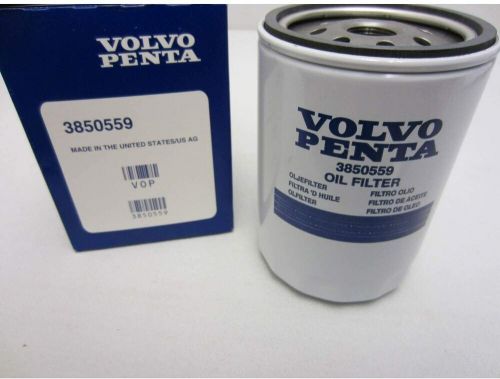 Pack 3 volvo penta oil filter 3850559 4.3l, 5.0l, 5.7l, 7.4l, 8.2l genuine