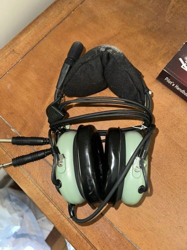 David clark  h10-13.4 aviation headset  p/n- 12507g-42  expedite shipping