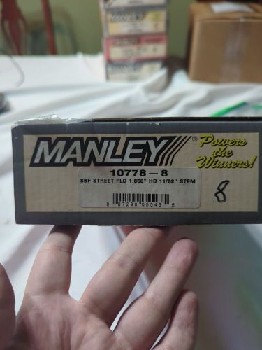 Manley 10778-8 street flo 1.850in intake valves for small block ford new