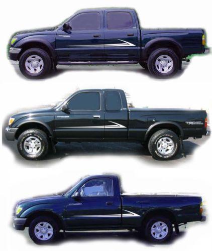 Toyota tacoma prerunner tundra side decals stripes graphics inward check