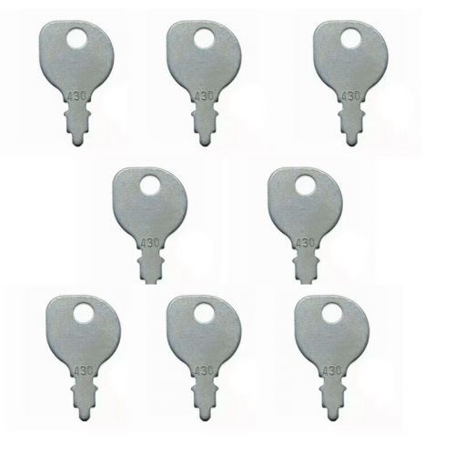 8pcs a24509 heavy equipment key fits old case backhoes