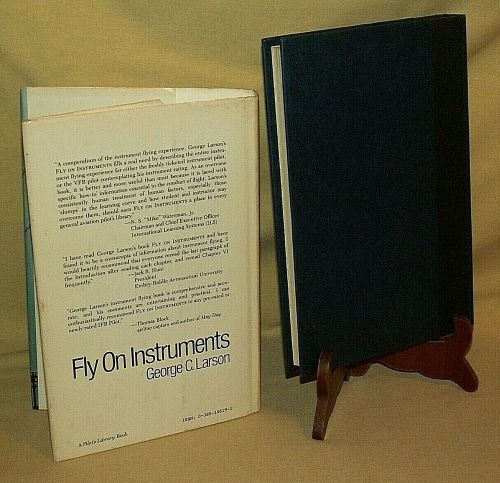 Fly on instruments pilots library george c larson fe 1980 doubleday hb/dj.