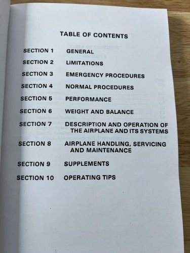 Piper warrior ii information manual 761 780 pa-28-161 issued 1982