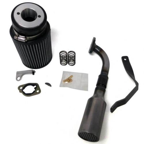 Perf kit jets springs air filter exhaust pipe for gx160 gx200/clone go kart