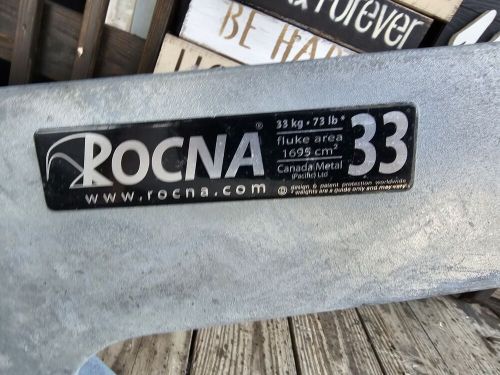 Rocna 33 galvanized fixed shank anchor - 73 llbs