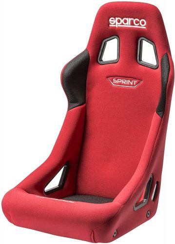 Sparco competition seat sprint 2019 special non-slip fabric red