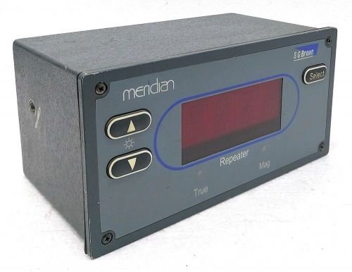 Sg brown meridian repeater control head 315ma f 24vdc