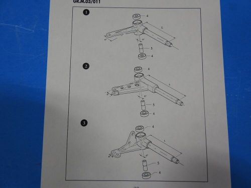 Birel Freeline spindle front wheel brake model.L pair 07 cast single piston, US $125.00, image 3
