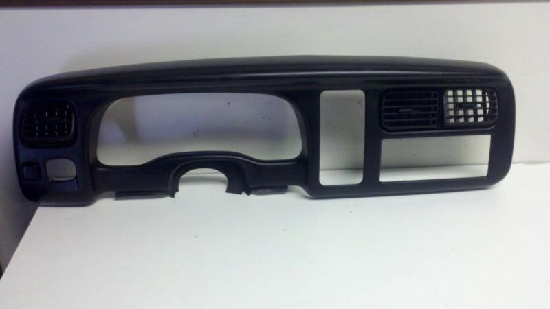 1997 dodge dakota dash instrument cluster bezel trim with vents oem