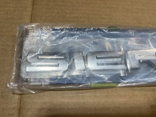 Name plate letters tailgate 2007-2019 gmc sierra 1500 2500 3500 hd oem 15129653